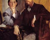 埃德加 德加 : Edmondo and Therese Morbilli